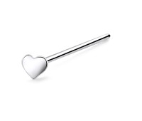 Heart Straight Nose Stud NSKA-836